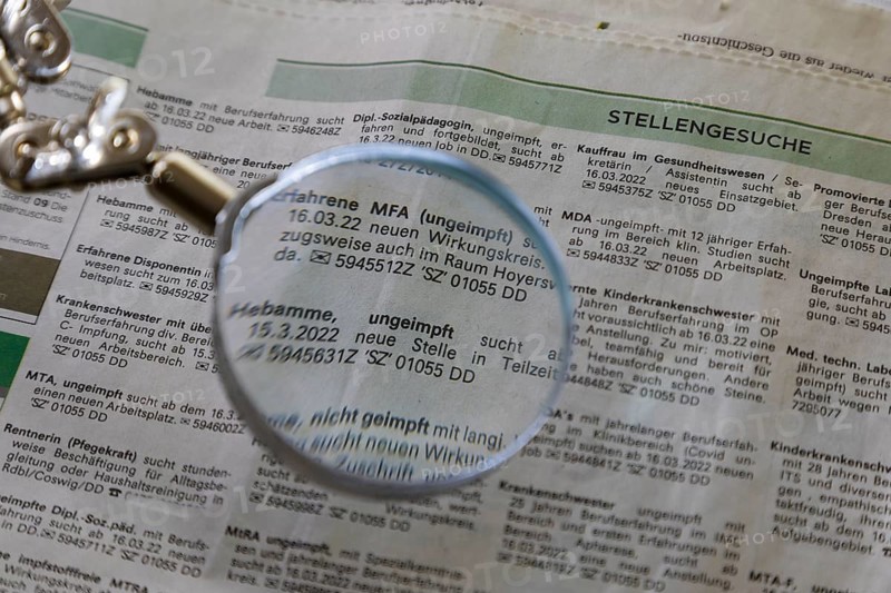 In many advertisements in the daily newspapers, strikingly similar job applications from employees in the medical-social sector have appeared. The wording is the same or similar. It is obvious that there are guiding forces behind this
