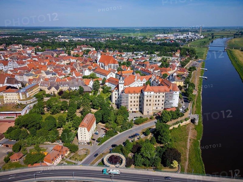 Torgau with Hartenfels Castle