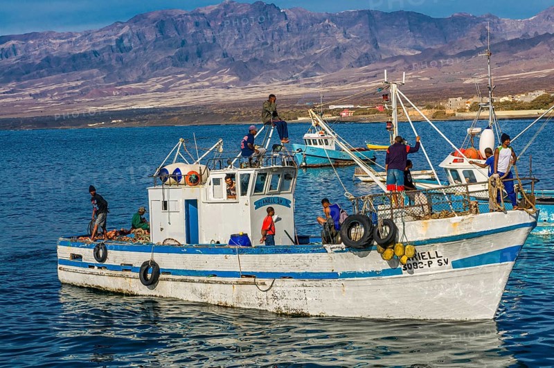 Fisher port. San Vincente. Mindelo. Cabo Verde. Africa
