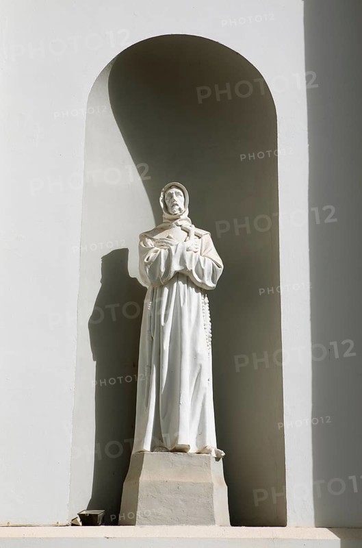 Sculpture at the Parroquia de San Francisco de Asis, Las Palmas, Las Palmas Province, Gran Canaria, Canary Islands, Spain, Europe