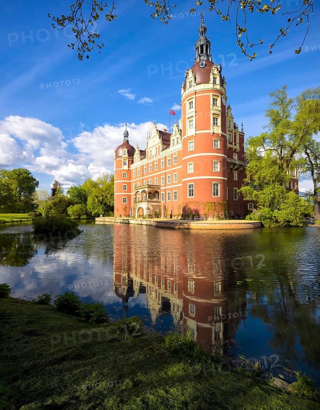 Prince Pückler Park Bad Muskau, new castle