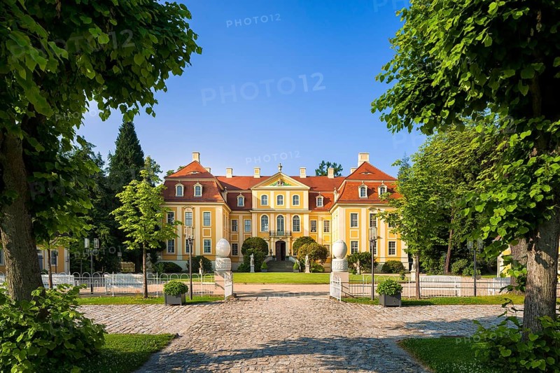 Baroque Rammenau Castle, Rammenau Castle in Rammenau near Bischofswerda in the district of Bautzen is one of the most beautiful preserved baroque country castles in Saxony
