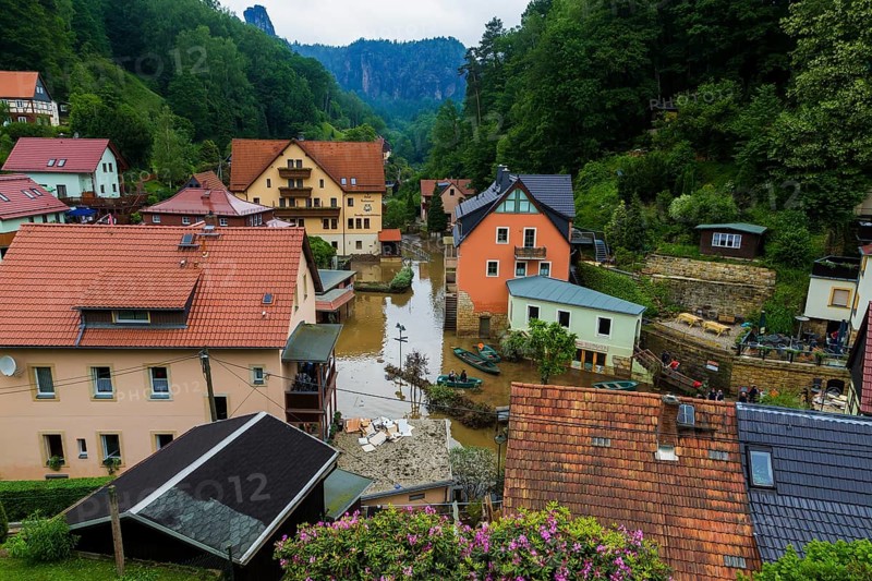 Flood in Rathen