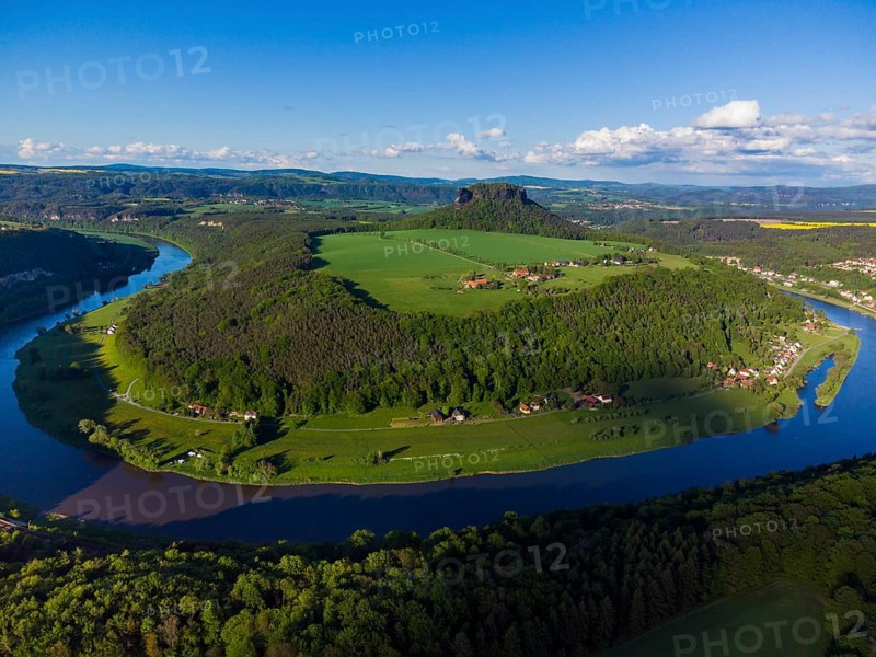 Lilienstein in the Elbe Arch in Saxon Switzerland