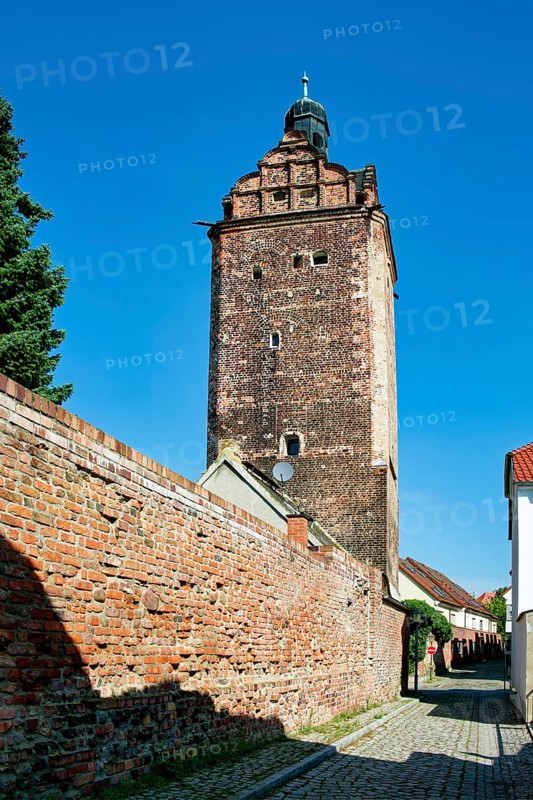 Hallescher Turm, Delitzsch, Saxony, Germany, Europe