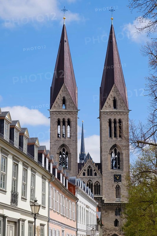 St. Stephanus and Sixtus Cathedral, Halberstadt, Harz Mountains, Saxony-Anhalt, Germany, Europe