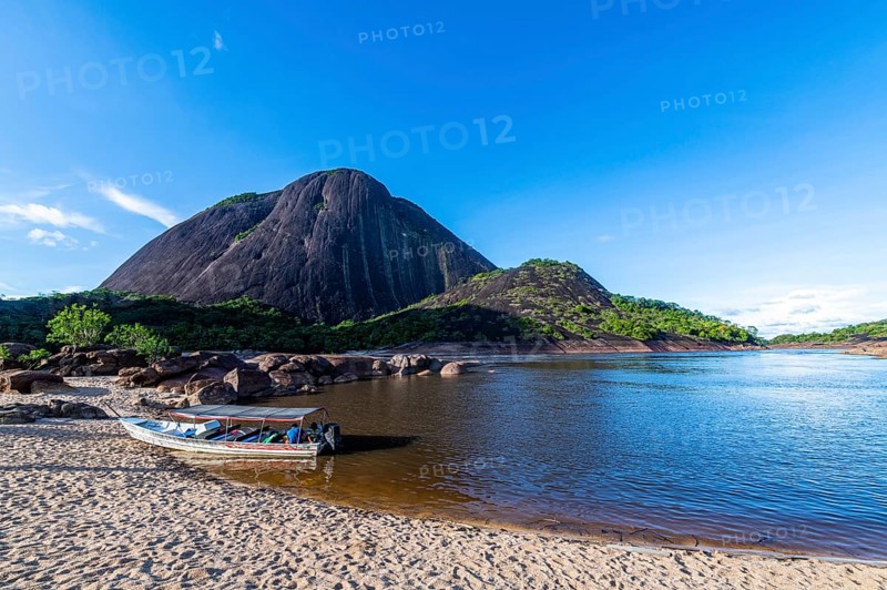 Huge granite hills, Cerros de Mavecure, Eastern Colombia