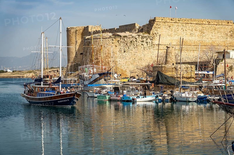 Kyrenia or Girne Port and Fortress, Turkish Republic of Northern Cyprus
