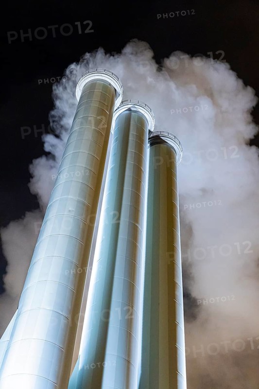 The Nossener Brücke combined heat and power plant, the demand for heating has increased significantly this winter due to permafrost and the corona pandemic