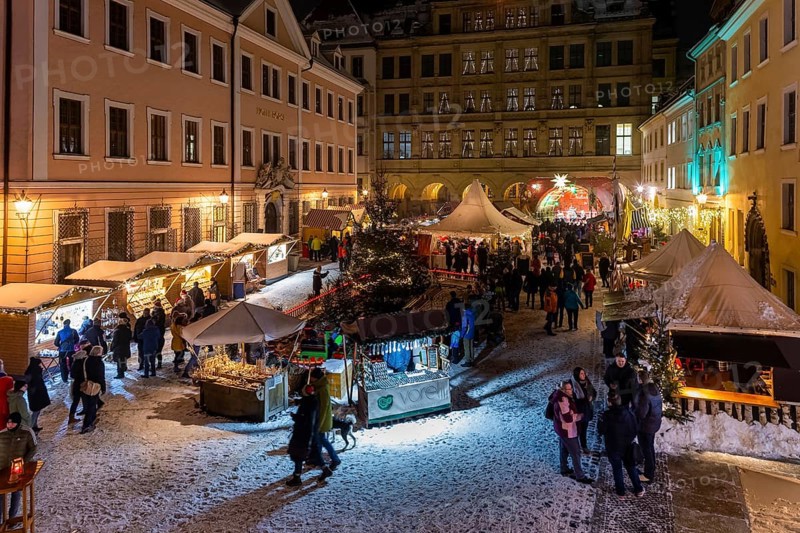 Christmas market in the old town of Görlitz