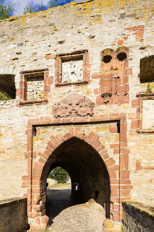 Querfurt Castle is located in the town of Querfurt in Saalekreis, Saxony-Anhalt. The hilltop castle is one of the largest medieval castles in Germany