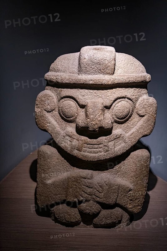 Artefacts in the gold museum, Bogota, Colombia, South America
