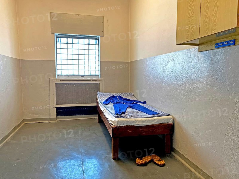 Prison cell, Berlin-Hohenschönhausen Memorial, former headquarters, Stasi remand centre, Berlin, Germany, Europe