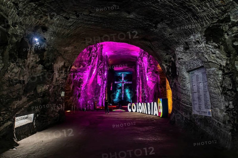 Salt cathedral of Zipaquira, Colombia, South America