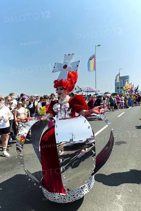 Drag Queen, Transvestite, Christopher Street Day, Cologne, North Rhine-Westphalia, Germany, Europe