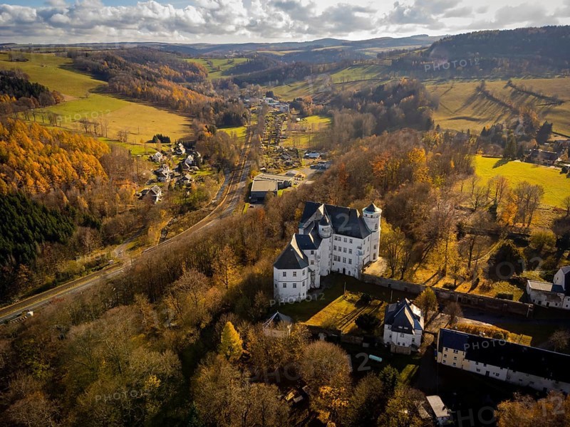Bärenstein Castle in the Eastern Ore Mountains