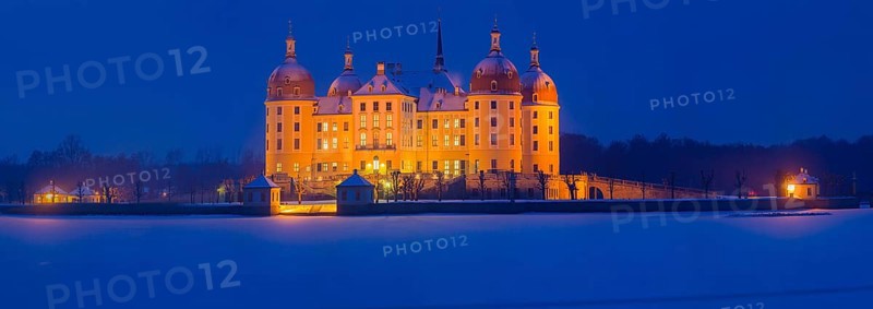 Moritzburg Baroque Palace in Winter