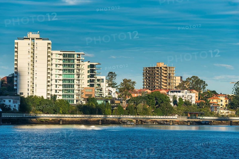 Gentrified houses in downtown Brisbane, Queensland, Australia, Oceania