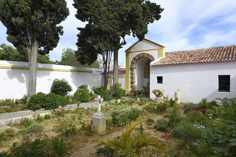 Church of the Third Order of Our Lady of Mount Carmel, Indoor Garden, Faro, Algarve, Portugal, Europe