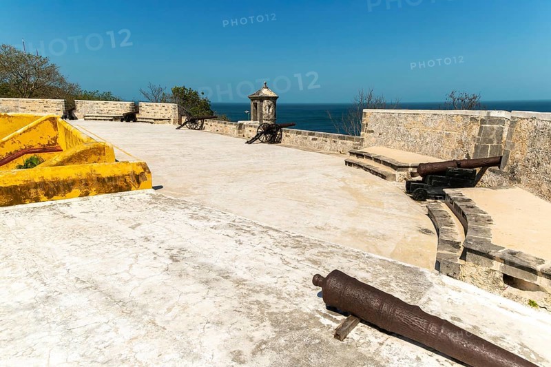 Spanish colonial military architecture, Fort San Jose el Alto, Campeche, State of Campeche, Mexico, Central America