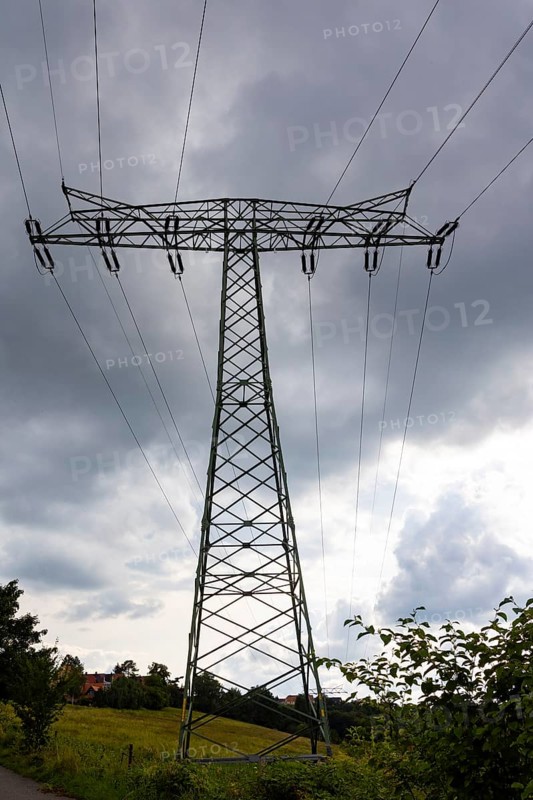 Overhead lines in Coschütz