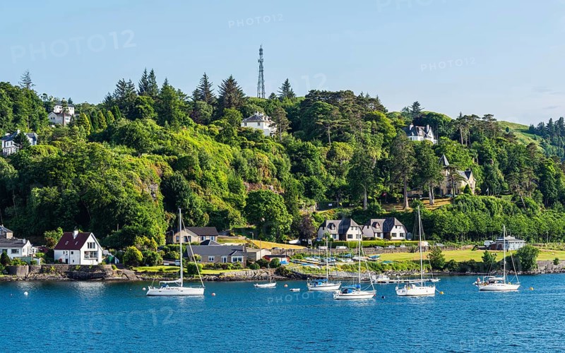 Oban Bay and Seafront, Oban, Argyll and Bute, Scotland, UK