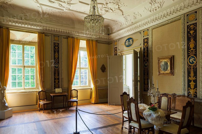 Baroque Rammenau Castle, Rammenau Castle in Rammenau near Bischofswerda in the district of Bautzen is one of the most beautiful preserved baroque country castles in Saxony