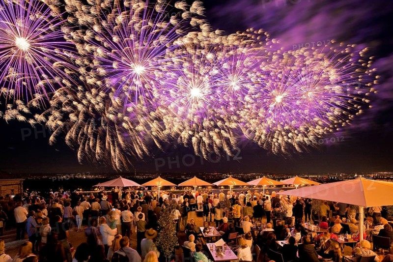 Fireworks for the 3rd Dresden Castle Night
