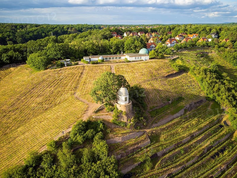 Wackerbarth Castle, originally Wackerbarths Ruh', is a Baroque castle surrounded by vineyards in the Radebeul district of Niederlössnitz on the road to Meissen, which serves as the seat of the Saxon State Winery. The winery belongs to the single vineyard Radebeuler Johannisberg within the large vineyard Lössnitz and is located in the listed historical vineyard landscape Radebeul