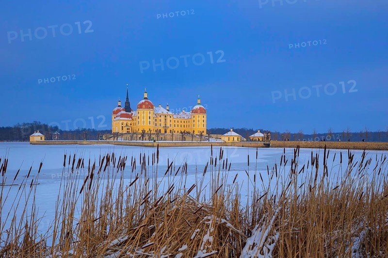 Moritzburg Baroque Palace in Winter