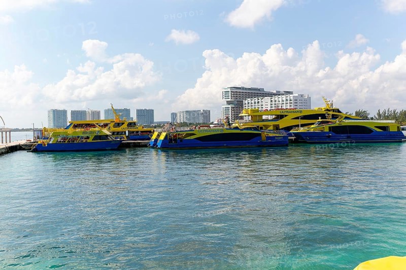 Boats Ultramar ferry terminal, Puerto Juarez, Cancun, Quintana Roo, Yucatan Peninsula, Mexico, Central America
