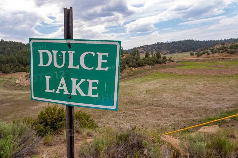 Dulce, New Mexico, Dulce Lake on the Jicarilla Apache Nation in northern New Mexico is dry due to prolonged drought