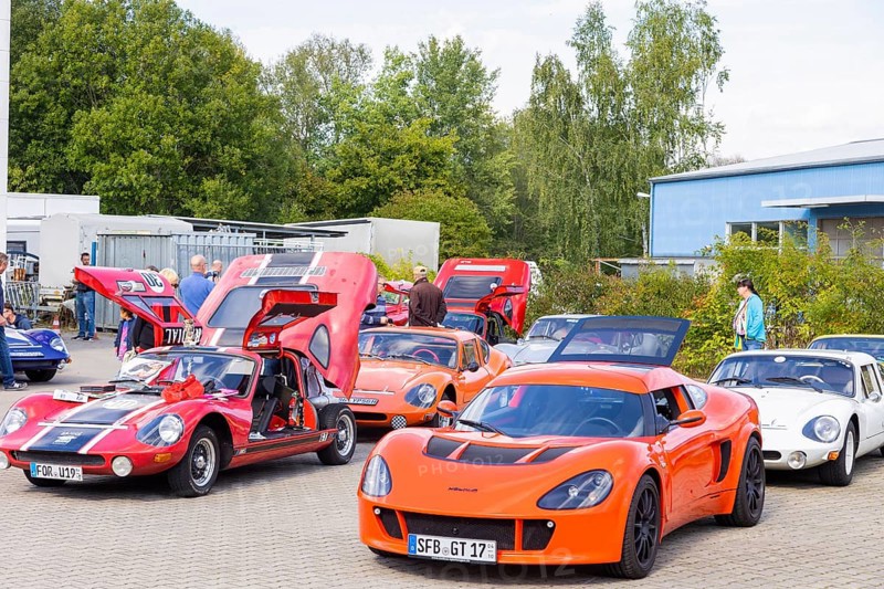 Large Wartburg Melkus meeting on the grounds of the Dresden Melkus company. The Melkus RS 2000 is a small-series sports car based on a Lotus chassis. It was manufactured by the sports car manufacturer Melkus in Dresden from 2009 to 2012