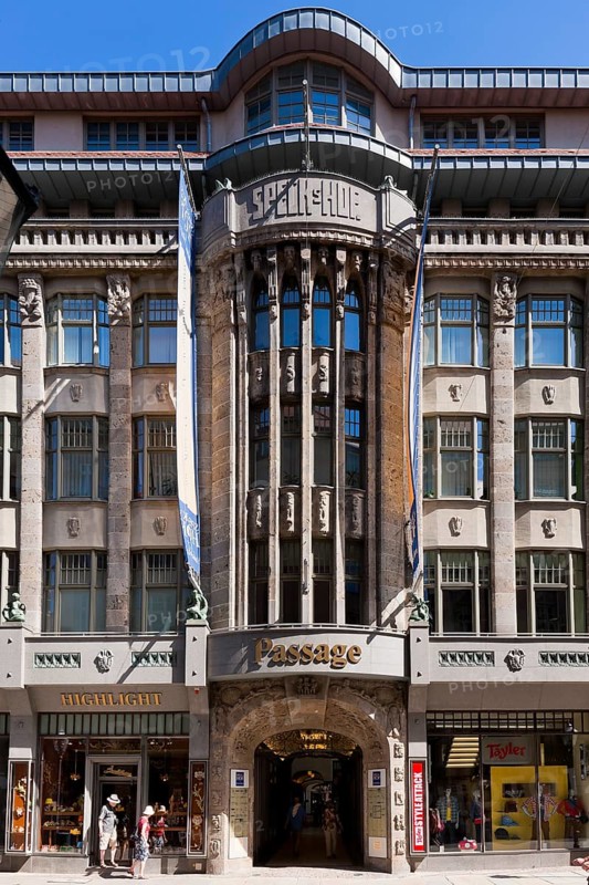Leipzig Specks Hof is the oldest surviving shopping arcade in Leipzig. The complex near the Nikolaikirche church is exemplary for Leipzig's trade fair and commercial buildings, which were built at the beginning of the 20th century