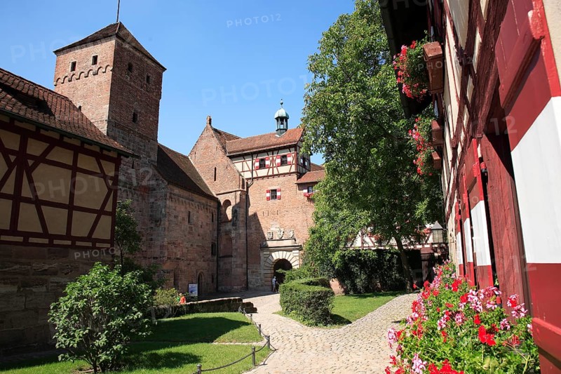 Heidenturm der Kaiserkapelle, Nuremberg Castle, Nuremberg, Middle Franconia, Bavaria, Germany, Europe