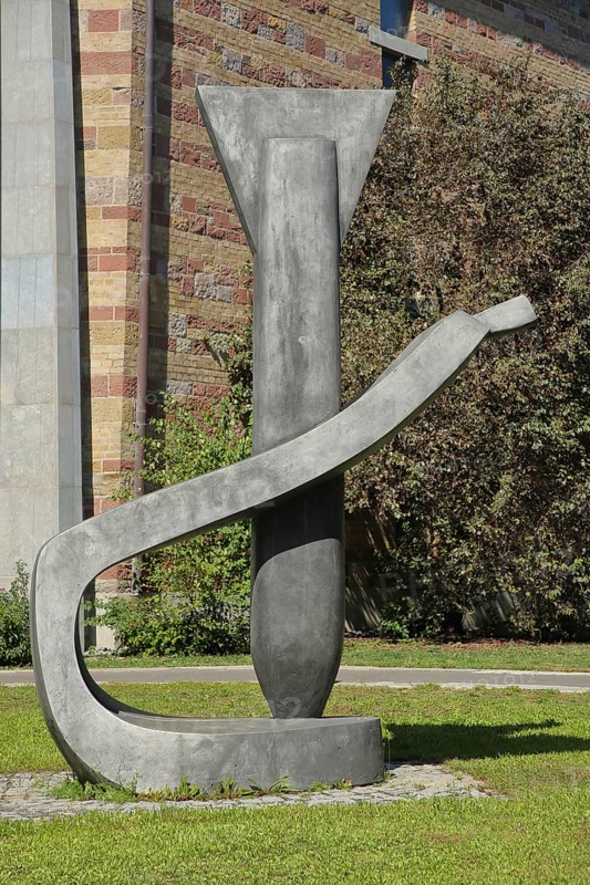 Sculpture Death by Bombs by Vadim Sidur 1993, Memorial against War and Destruction, St. Johannis, Johanniskirche, Würzburg, Lower Franconia, Franconia, Bavaria, Germany, Europe
