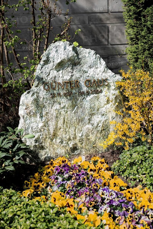 Grave of honour of the politician and diplomat Günter Gaus, Dorotheenstädtischer cemetery, Mitte, Berlin, Berlin, Germany, Europe