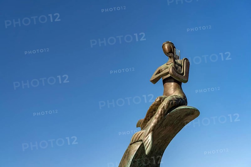 Sculpture Mermaid in Agia Napa, Cyprus, Europe