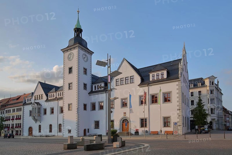 Town Hall built 1410 at Obermarkt, Freiberg, Saxony, Germany, Europe