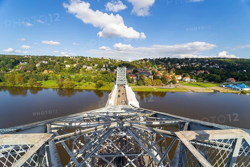 Elbe Bridge Blue Wonder