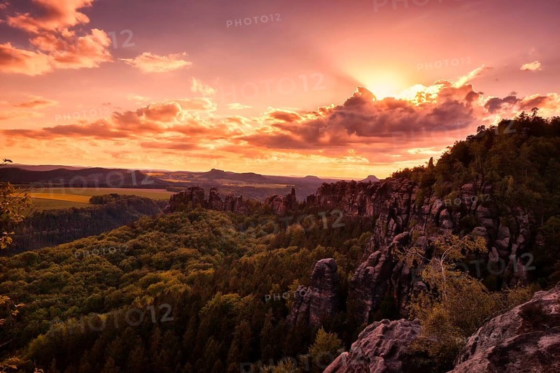 Schrammsteine in Saxon Switzerland