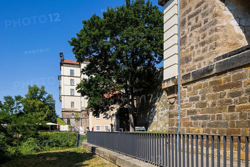 Sonnenstein Castle is a partially preserved castle-fortress in the Sonnenstein district of Pirna with extensive grounds. First mentioned in 1269, the fortress located above the old town secured the routes from Stolpen to Prague and from Königstein to Meissen Since December 2011, it has been the administrative seat of the Sächsische Schweiz-Osterzgebirge district. Kommamndantenhaus