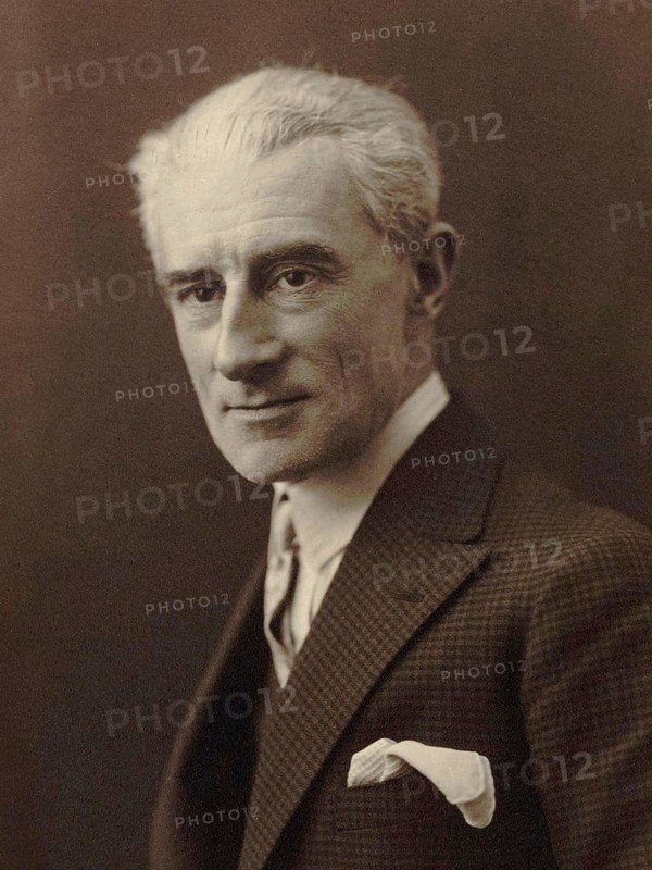 Joseph-Maurice Ravel (7 March 1875) (28 December 1937) was a French composer and one of the main exponents of Impressionism in music, Historic, digitally restored reproduction from an original of the period