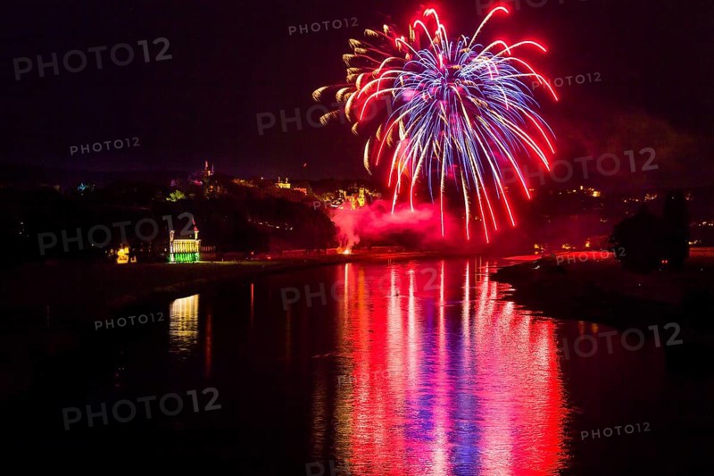 Fireworks at the Dresden Castle Night