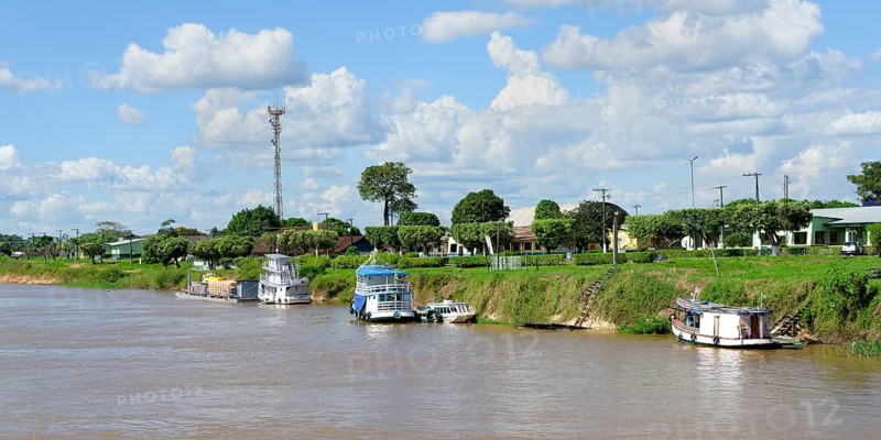 Nova Olinda do Norte, Settlement along the Madeira River, Amazonia State, Brazil, South America