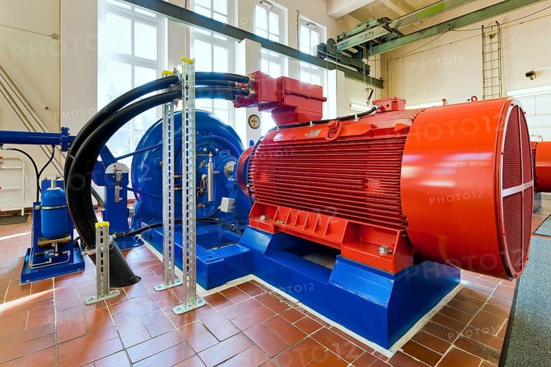 Dorfhain Francis hydropower plant Turbines and generators