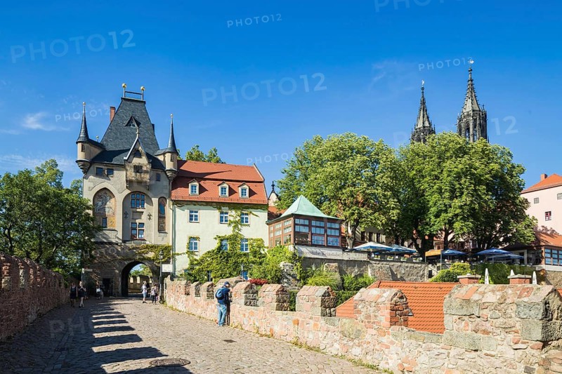 Meissen castle hill, gatehouse and castle cellar