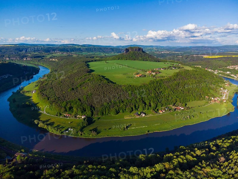 Lilienstein in the Elbe Arch in Saxon Switzerland