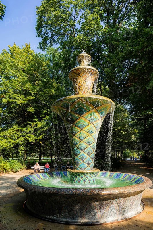 Mosaic Fountain in the Great Garden