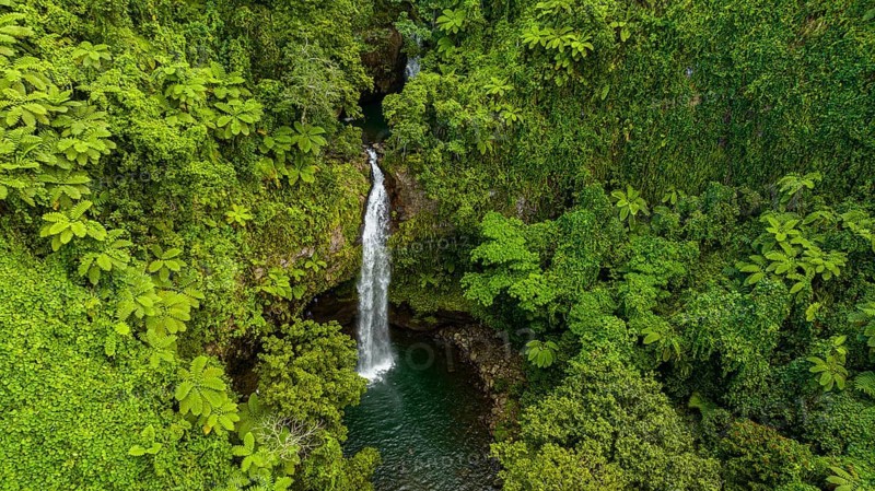 Tavoro Falls, Bouma National Park, Taveuni, Fiji, South Pacific, Oceania